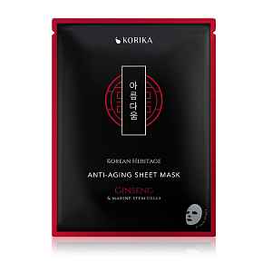 KORIKA Korean Heritage Červený ženšen protivrásková sheet maska 25 g