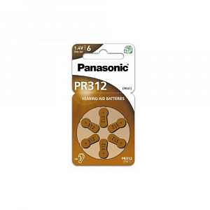 Baterie Panasonic PR-312L 6ks