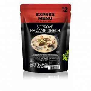 EXPRES MENU Vepřové na žampionech 2 porce