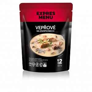 EXPRES MENU Vepřové na žampionech 2 porce