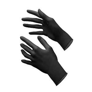 Akzenta Style Nitrile Black L vyšetřovací rukavice 100 ks