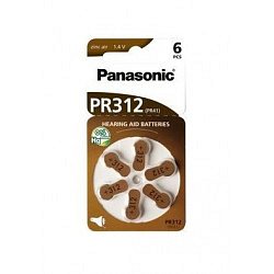Baterie Panasonic PR-312L 6ks