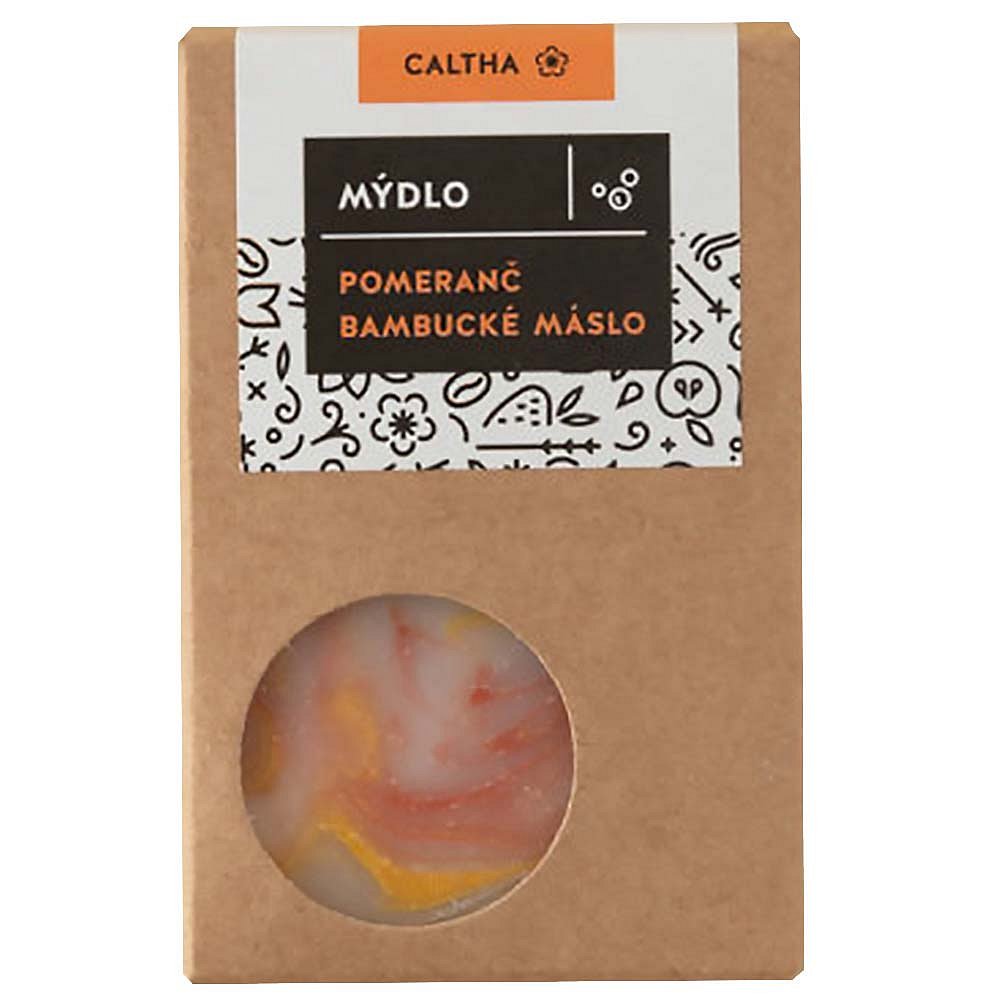 CALTHA Tuhý mýdlo Pomeranč s bambuckým máslem 100 g