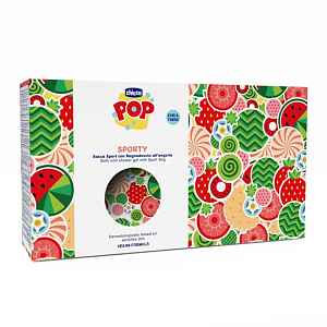 CHICCO Koupelový a sprchový gel POP se sportovním sáčkem Bubbly Watermelon 300ml