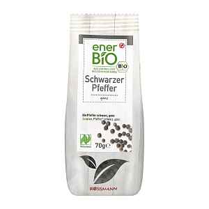 enerBiO BIO černý pepř celý 70 g