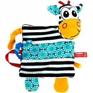 Hencz Toys Edukační kontrastní mazlík pro miminko - Zebra