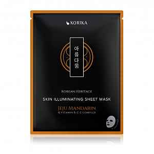 KORIKA Korean Heritage Jeju mandarinka rozjasňující sheet maska 25 g