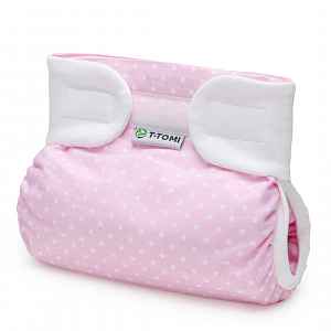 T-tomi Ortopedické abdukční kalhotky PLUS - suchý zip Pink dots (5-9kg)
