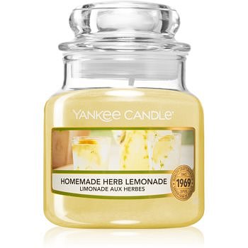 Yankee Candle Homemade Herb Lemonade vonná svíčka Classic malá 104 g