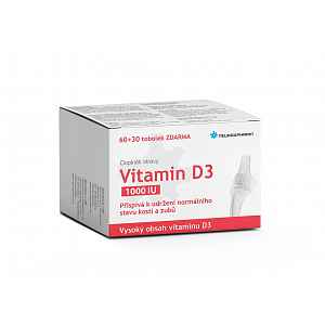 Vitamin D3 1000iu Tobolek 60+30 Zdarma