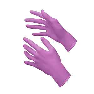 Akzenta Style Nitrile Pink Horizon XS vyšetřovací rukavice 100 ks