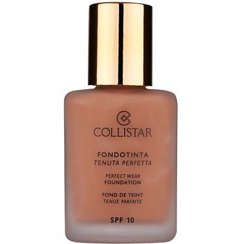 Collistar Foundation Perfect Wear voděodolný tekutý make-up SPF 10 odstín 4 Biscuit  30 ml