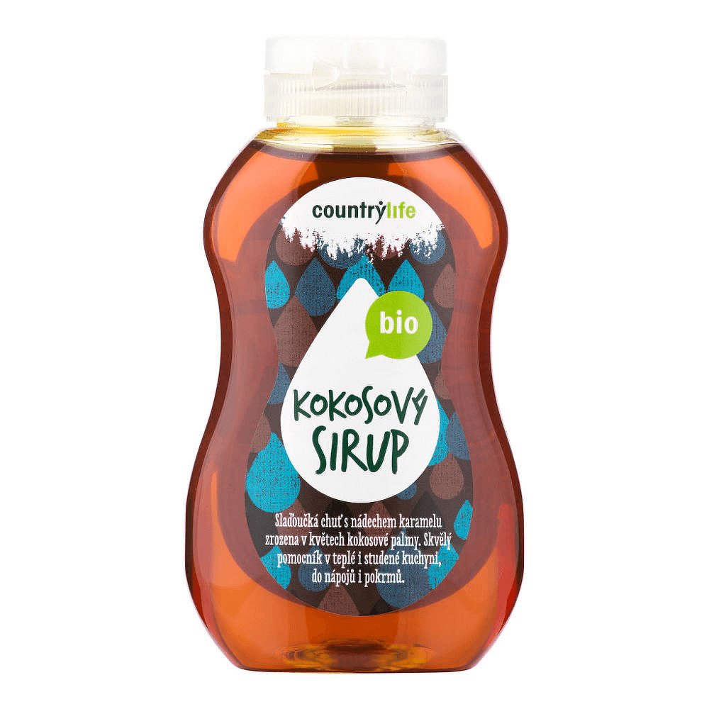 COUNTRY LIFE Sirup kokosový BIO 250 ml