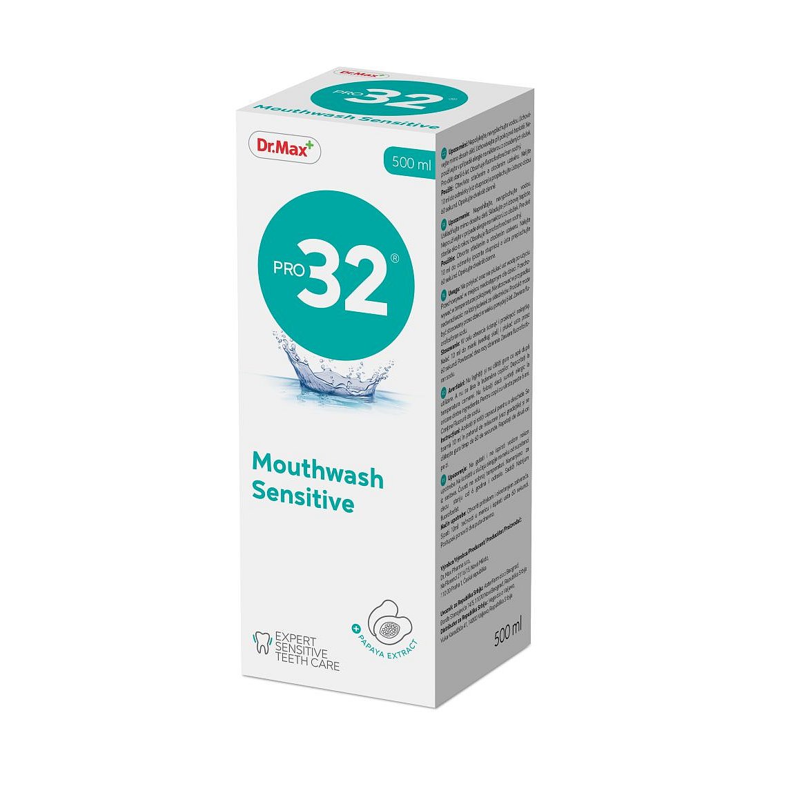 Dr.Max PRO32 Mouthwash Sensitive ústní voda 500 ml