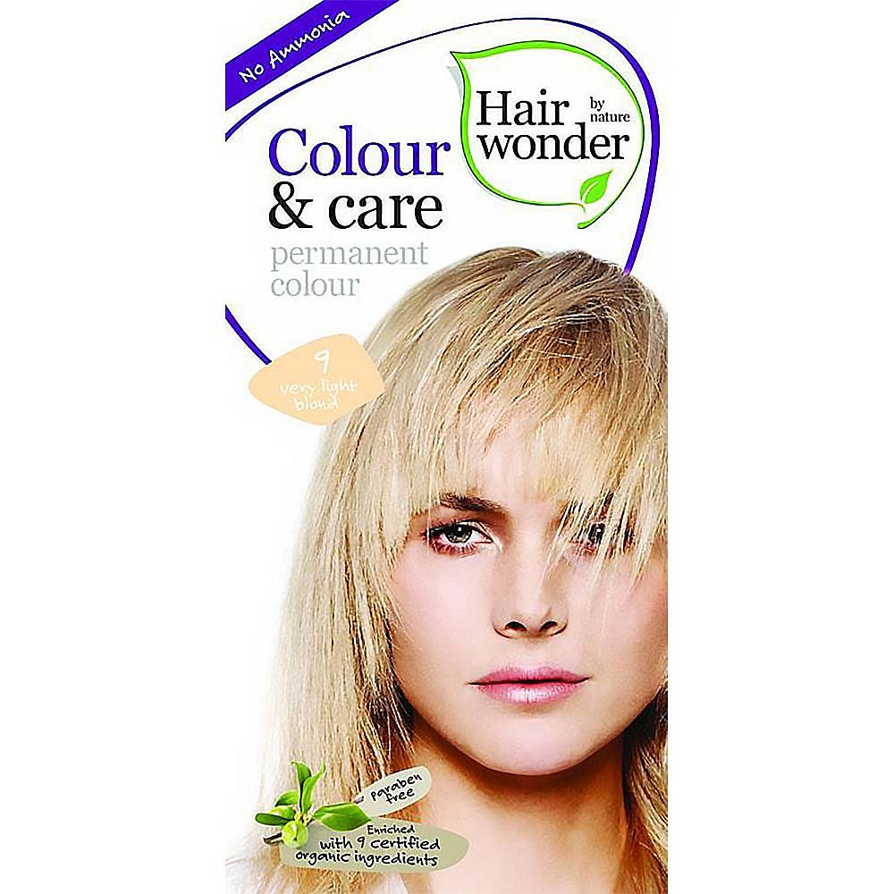 HAIRWONDER Dlouhotrvající barva – velmi světlá blond 9 – 100 ml