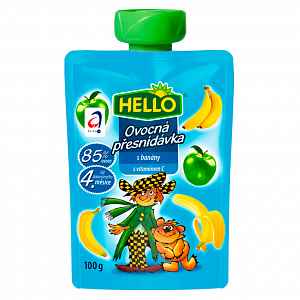 HELLO  OP Kapsička s banánem 100 g x 12 kusů