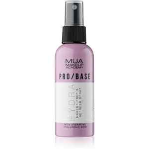 MUA Makeup Academy PRO/BASE Hydra pleťová mlha pro fixaci make-upu s kyselinou hyaluronovou 70 ml