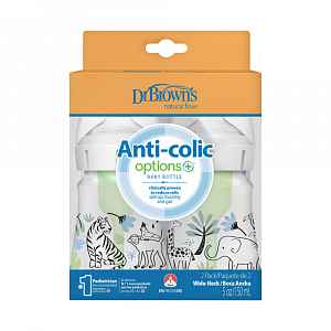 Dr.Browns Kojenecká láhev Anti-Colic Options+ Džungle 150 ml 2 ks