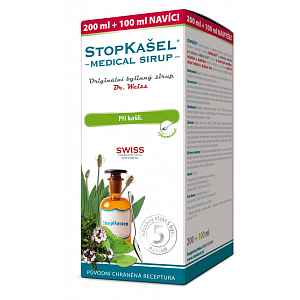 STOPKAŠEL Medical sirup Dr.Weiss 200+100ml NAVÍC