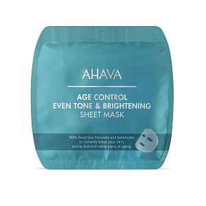 AHAVA Rozjasňující pleťová maska Age Control (Even Tone & Brightening Sheet Mask) 17 g