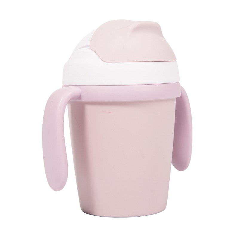 Bo Jungle Bo Jungle Hrníček se slámkou CPLA Pink 1 ks