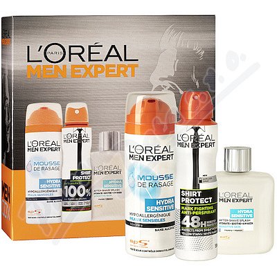 L'Oréal Paris Men Expert Hydra Sensitive dárková sada pro muže - II. jakost