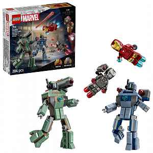 LEGO Marvel 76320 Iron Man a War Machine vs. Hammerovy Drony