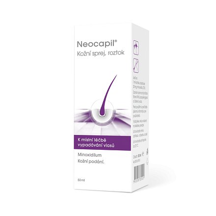 Neocapil dermální sprej roztok 1 x 50 ml+apl.