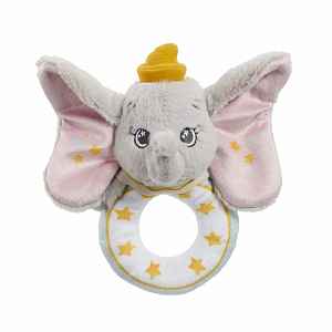 Rainbow Designs Limited Plyšové chrastítko Dumbo, Rainbow