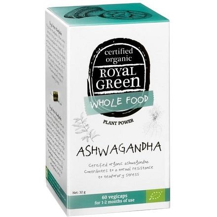 Royal Green Bio Ashwagandha 60 kapslí