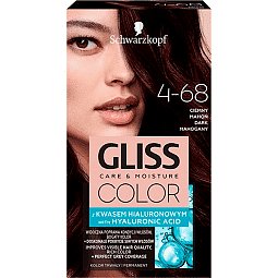 Schwarzkopf Permanentní barva na vlasy Gliss Color 4-68 Tmavý mahagon
