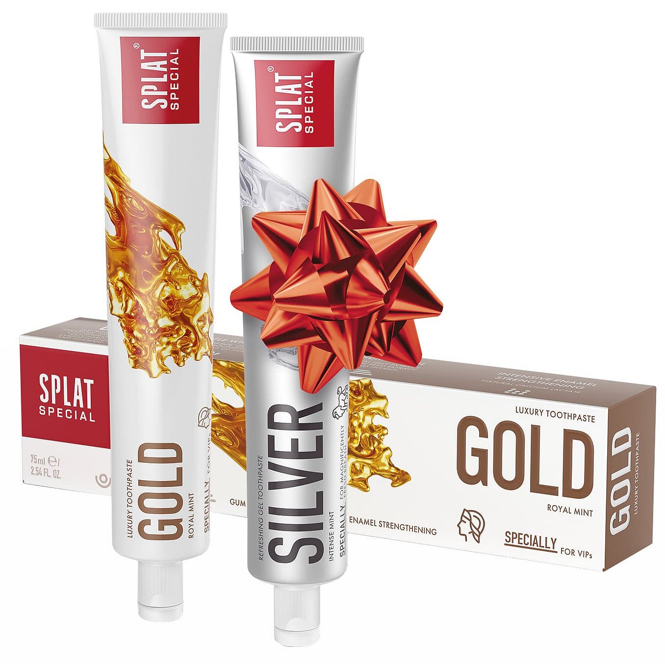 Vánoční Splat Special Duo Gold & Silver zubní pasty 2x75ml