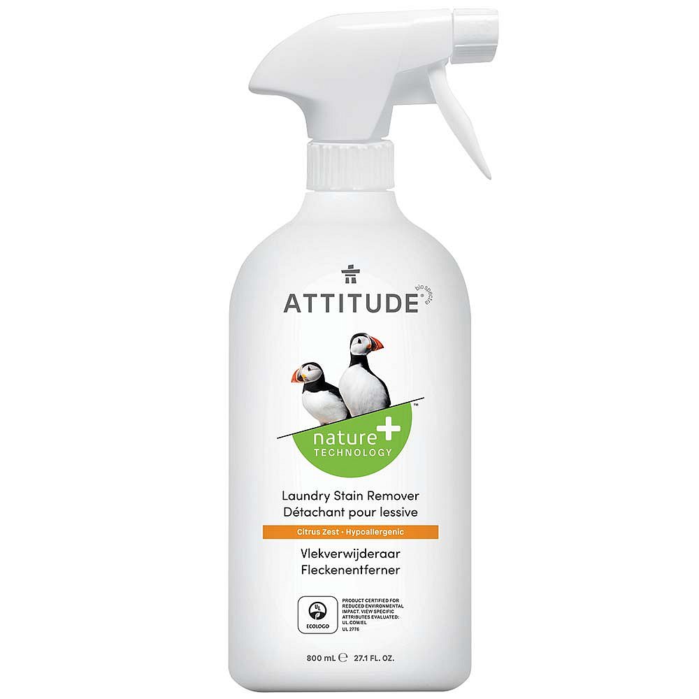 ATTITUDE Odstraňovač skvrn s vůní citronové kůry s rozprašovačem 800 ml