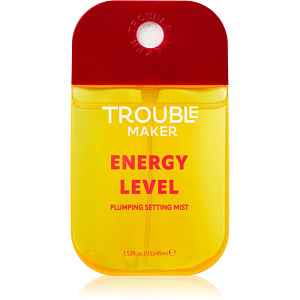 Trouble Maker Energy Level fixační sprej na make-up pro rozjasnění pleti 45 ml