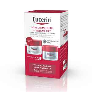 Eucerin Hyaluron-Filler + Volume-Lift duopack denní a noční krém