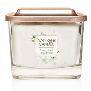 Yankee Candle Elevation Sheer Linen vonná svíčka střední 347 g