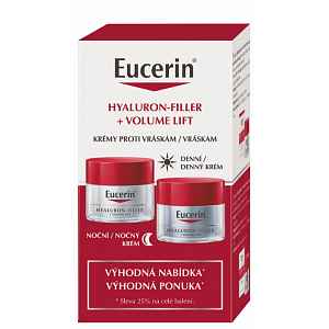 Eucerin Hyaluron-Filler + Volume-Lift duopack denní a noční krém