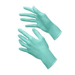 Akzenta Style Nitrile Emerald Green XS vyšetřovací rukavice 100 ks