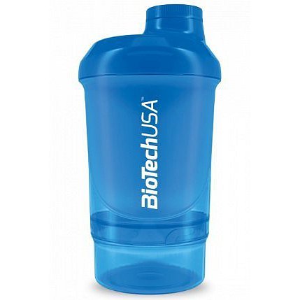 BiotechUSA Wave+ Nano shaker 300ml (+150ml) Schoking Blue