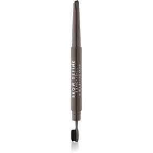 MUA Makeup Academy Brow Define tužka na obočí s kartáčkem odstín Dark Brown 0.25 g