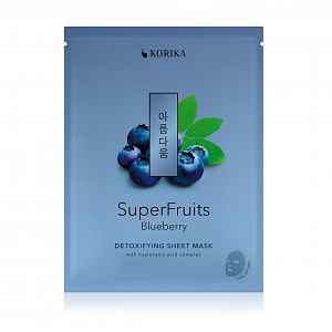 KORIKA SuperFruits Borůvka detoxikační sheet maska 25 g