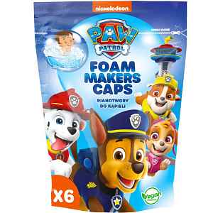 Nickelodeon Paw Patrol Foam Makers Caps pěna do koupele pro děti 6x16 g