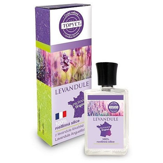 TOPVET Levandule 100% rostlinná silice 10ml