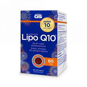 GS Koenzym Lipo Q10 60mg cps.60+10 dárek