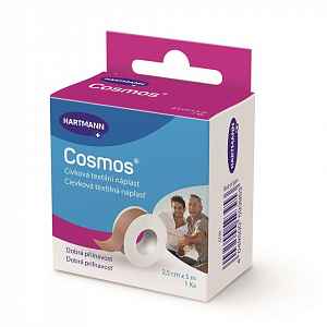 Náplast COSMOS cívková pevná 2.5cmx5m 1ks