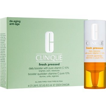 Clinique Fresh Pressed rozjasňujicí sérum s vitaminem C proti stárnutí pleti  4 x 8,5 ml