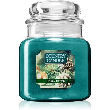 Country Candle Tinsel Thyme vonná svíčka 453 g