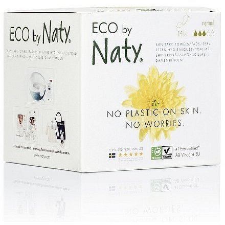 Dámské ECO vložky Naty (15 ks) - normal