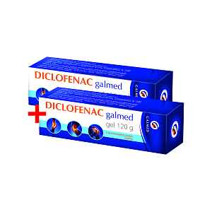 Diclofenac Galmed 1% gel 2x120g Akční balení