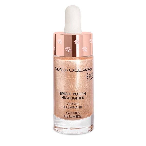 Naj-Oleari Bright Potion Highlighter rozjasňující kapky  - Liquid Gold  17 ml